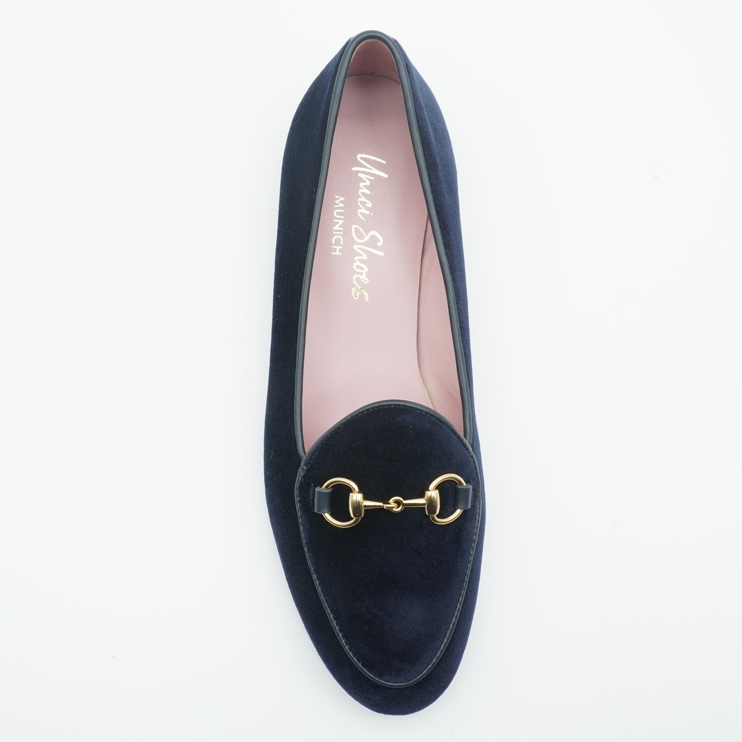 Horsebit Loafer Velvet Navy