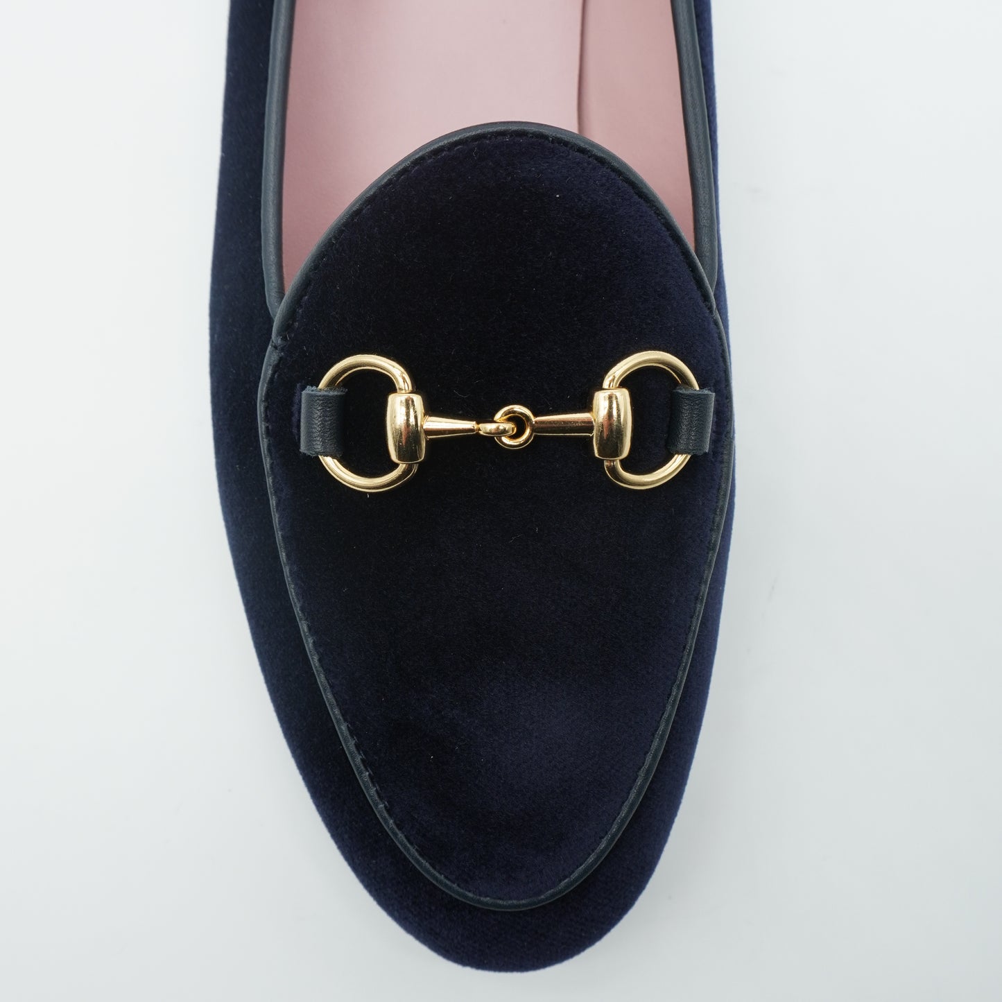 Horsebit Loafer Velvet Navy