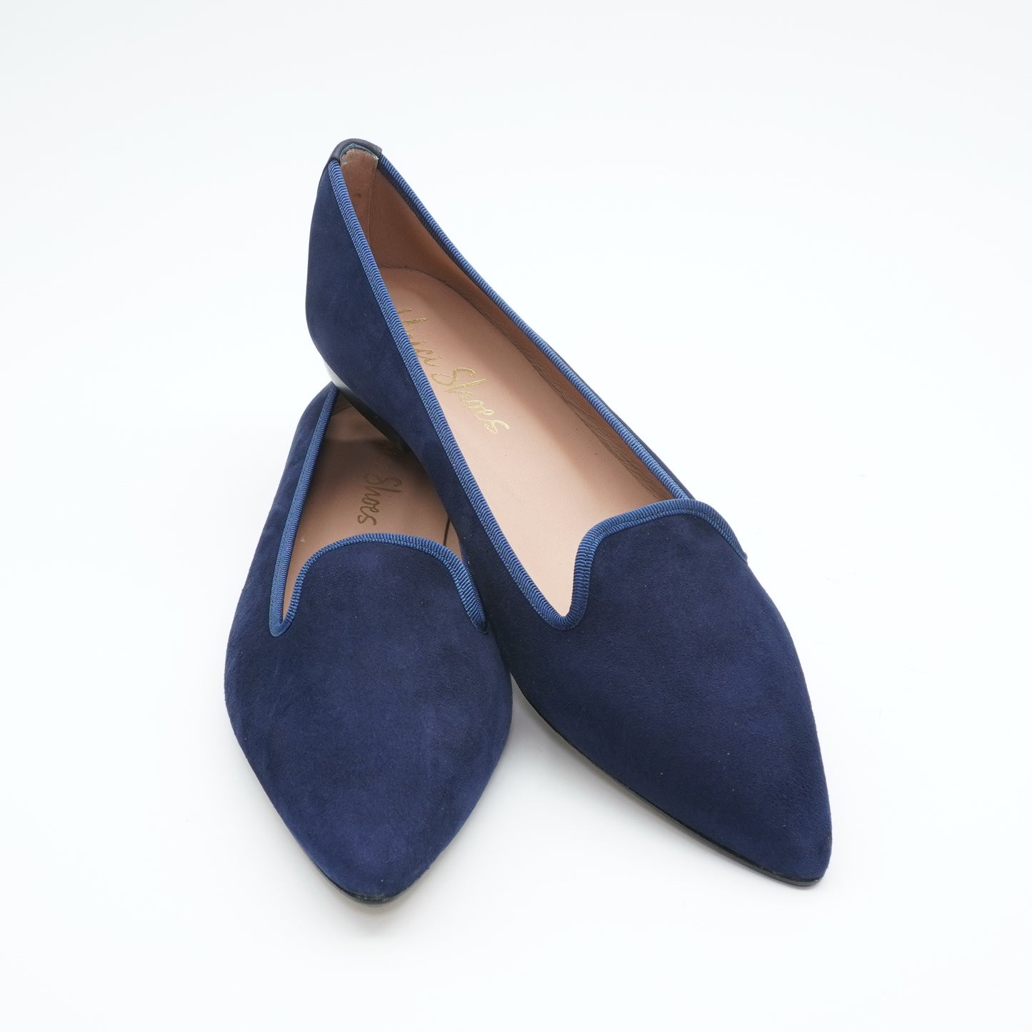 Pointy Loafer Wildleder Navy