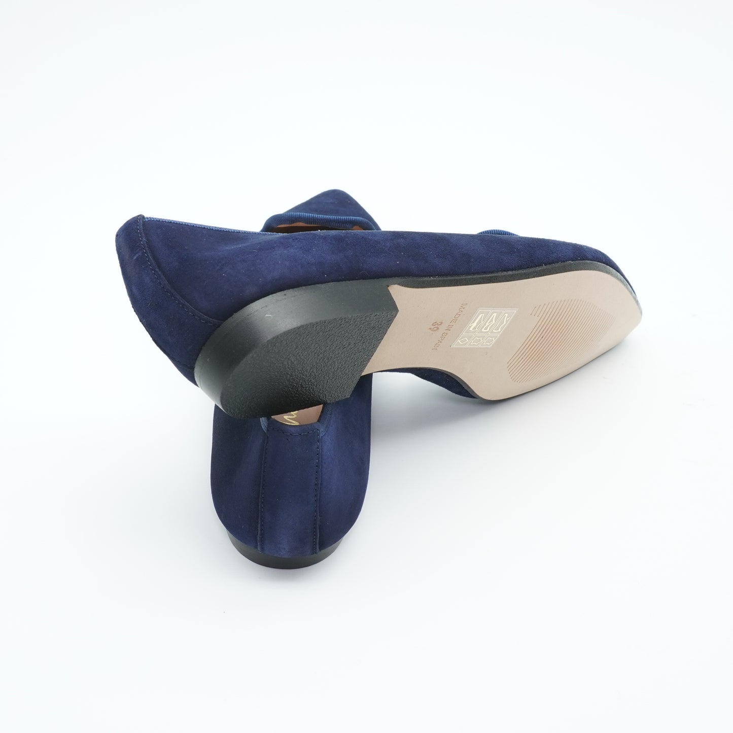 Pointy Loafer Wildleder Navy