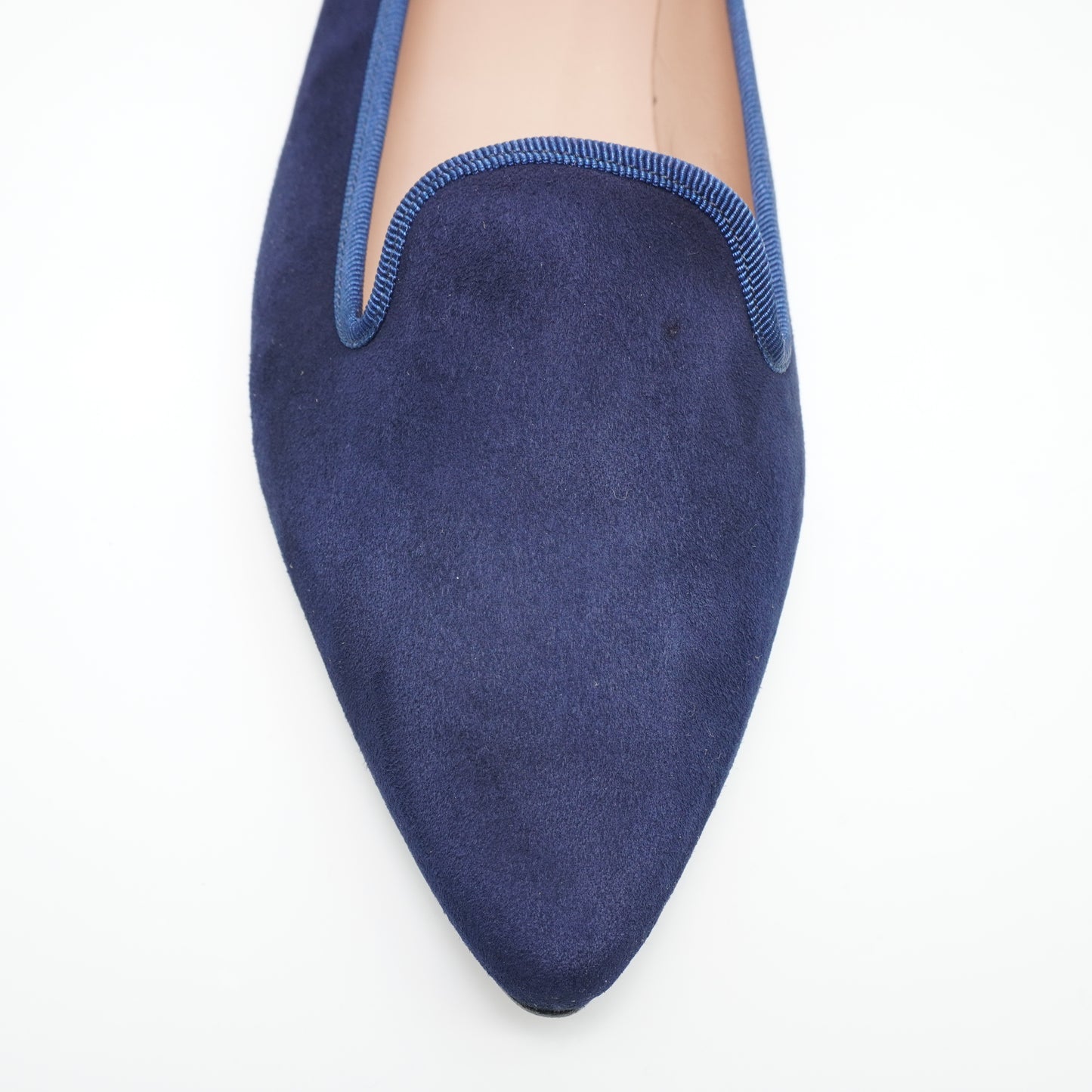 Pointy Loafer Wildleder Navy