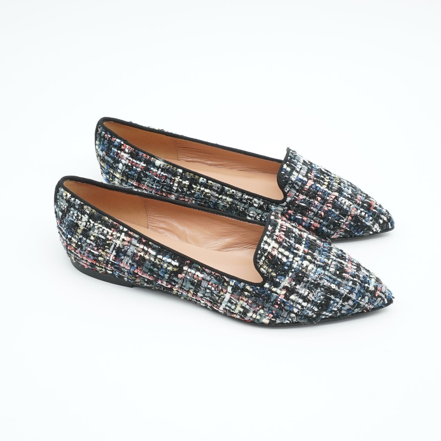 Pointy Loafer Bouclé Multicolor