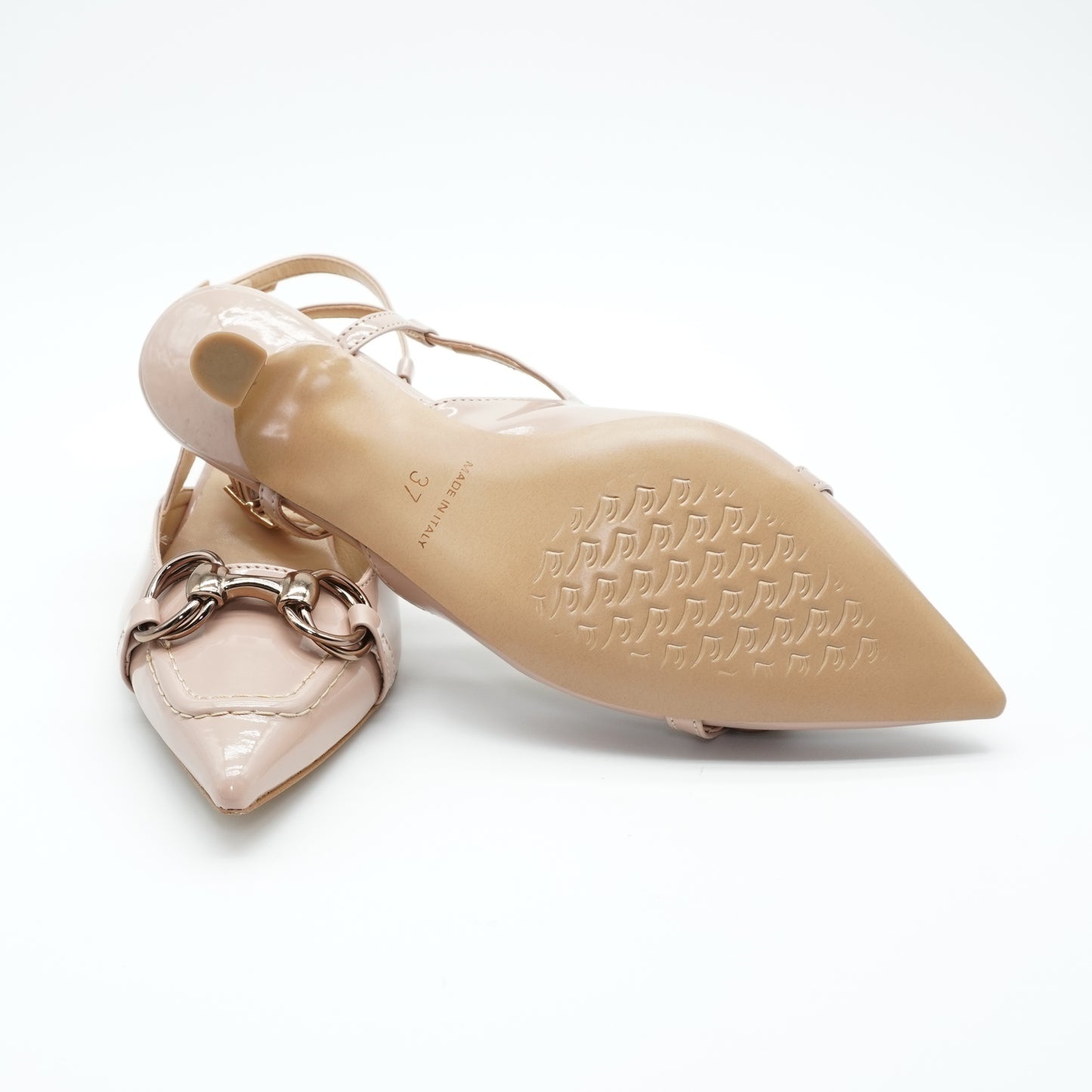 Slingback Kittenheel Nude